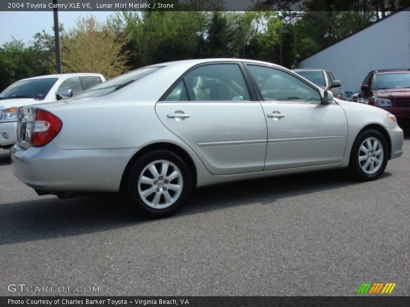 Lunar Mist Metallic / Stone 2004 Toyota Camry XLE V6