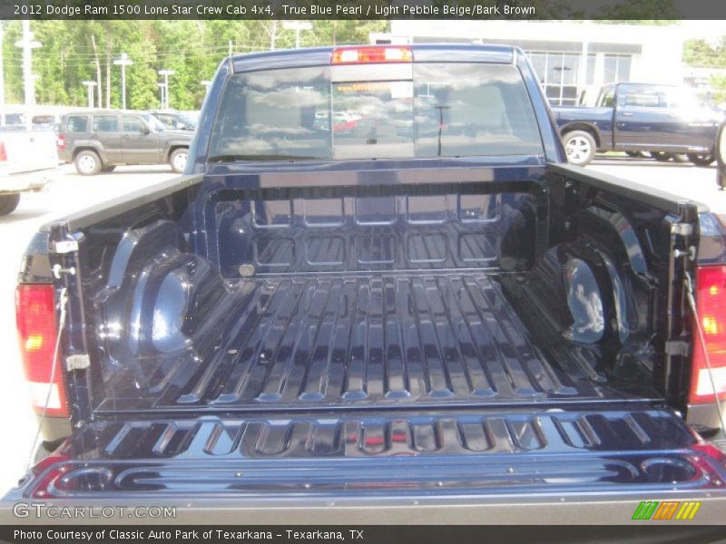 True Blue Pearl / Light Pebble Beige/Bark Brown 2012 Dodge Ram 1500 Lone Star Crew Cab 4x4