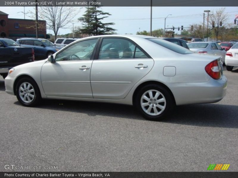 Lunar Mist Metallic / Stone 2004 Toyota Camry XLE V6