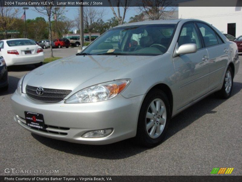 Lunar Mist Metallic / Stone 2004 Toyota Camry XLE V6