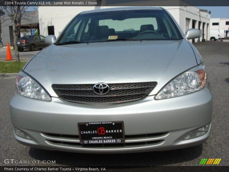 Lunar Mist Metallic / Stone 2004 Toyota Camry XLE V6