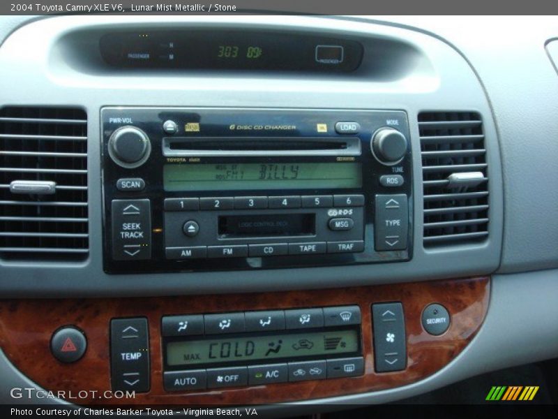 Lunar Mist Metallic / Stone 2004 Toyota Camry XLE V6