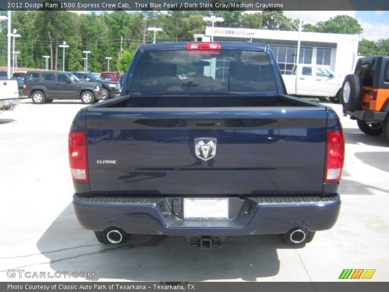 True Blue Pearl / Dark Slate Gray/Medium Graystone 2012 Dodge Ram 1500 Express Crew Cab