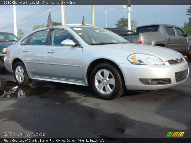 Silver Ice Metallic / Gray 2010 Chevrolet Impala LT