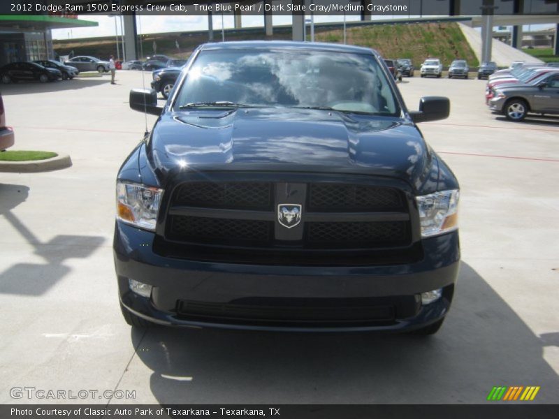 True Blue Pearl / Dark Slate Gray/Medium Graystone 2012 Dodge Ram 1500 Express Crew Cab