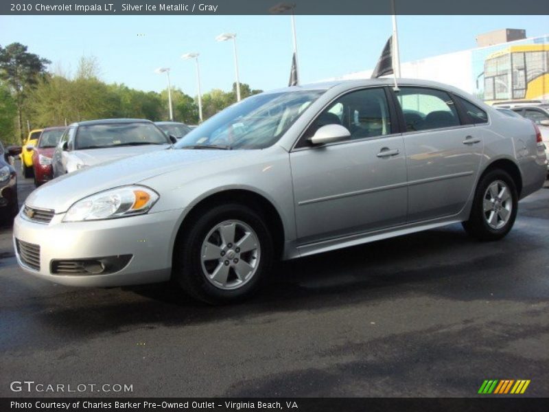 Silver Ice Metallic / Gray 2010 Chevrolet Impala LT
