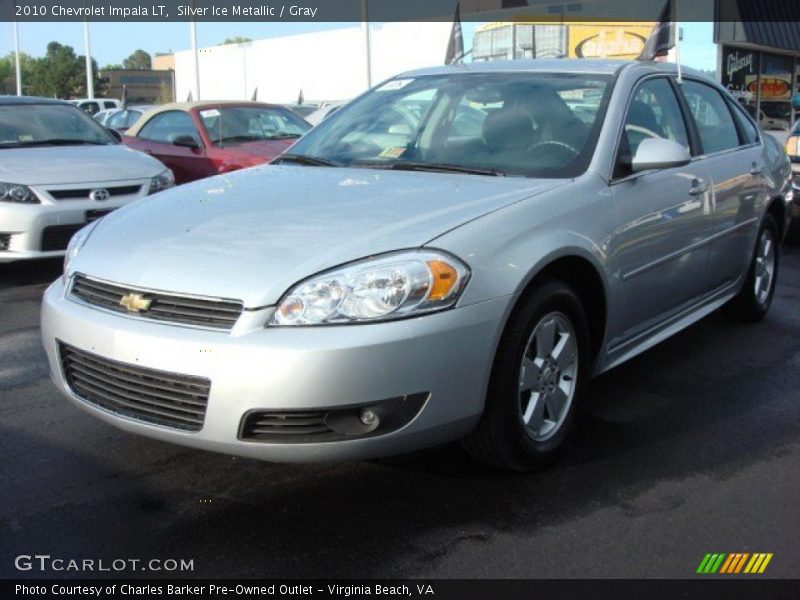 Silver Ice Metallic / Gray 2010 Chevrolet Impala LT