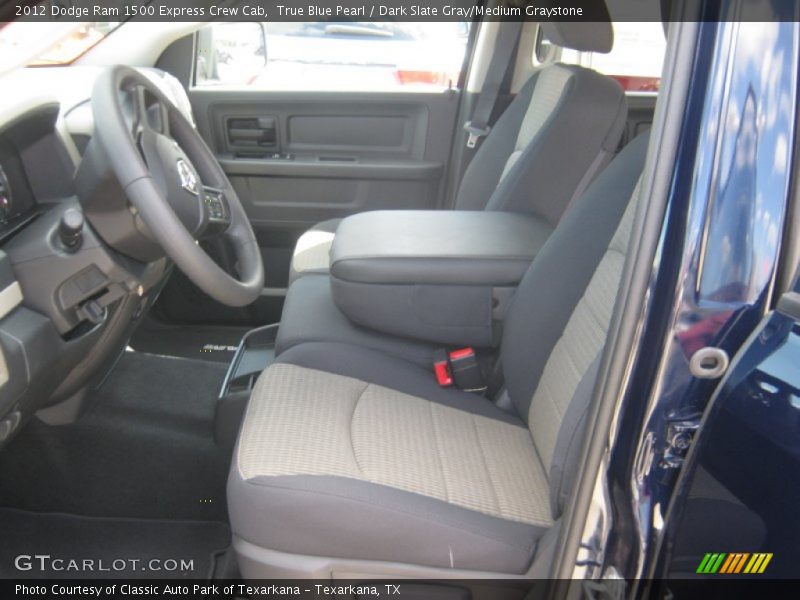 True Blue Pearl / Dark Slate Gray/Medium Graystone 2012 Dodge Ram 1500 Express Crew Cab