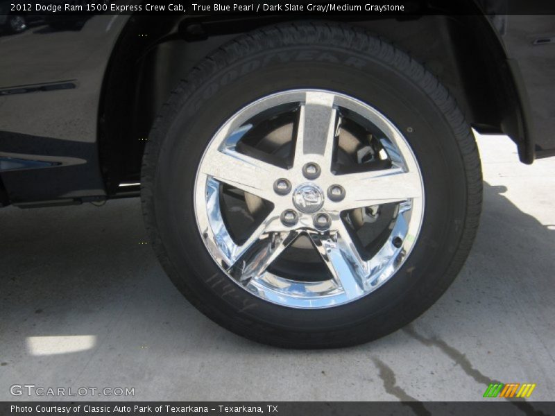 True Blue Pearl / Dark Slate Gray/Medium Graystone 2012 Dodge Ram 1500 Express Crew Cab