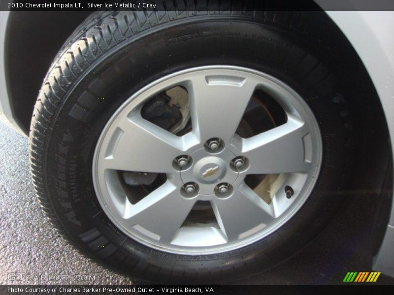 Silver Ice Metallic / Gray 2010 Chevrolet Impala LT