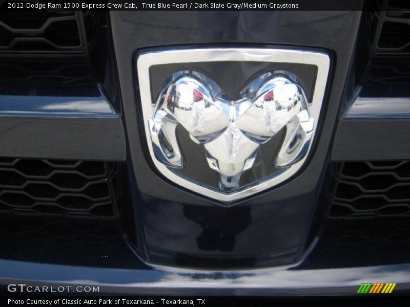 True Blue Pearl / Dark Slate Gray/Medium Graystone 2012 Dodge Ram 1500 Express Crew Cab
