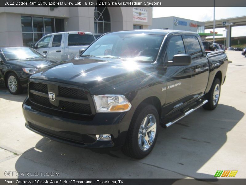Black / Dark Slate Gray/Medium Graystone 2012 Dodge Ram 1500 Express Crew Cab