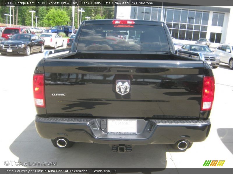 Black / Dark Slate Gray/Medium Graystone 2012 Dodge Ram 1500 Express Crew Cab