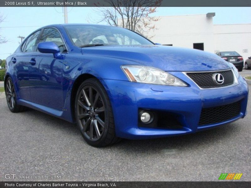 Ultrasonic Blue Mica / Black 2008 Lexus IS F