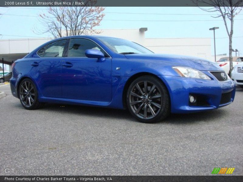 Ultrasonic Blue Mica / Black 2008 Lexus IS F