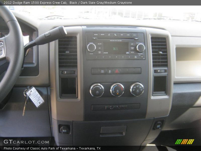 Black / Dark Slate Gray/Medium Graystone 2012 Dodge Ram 1500 Express Crew Cab