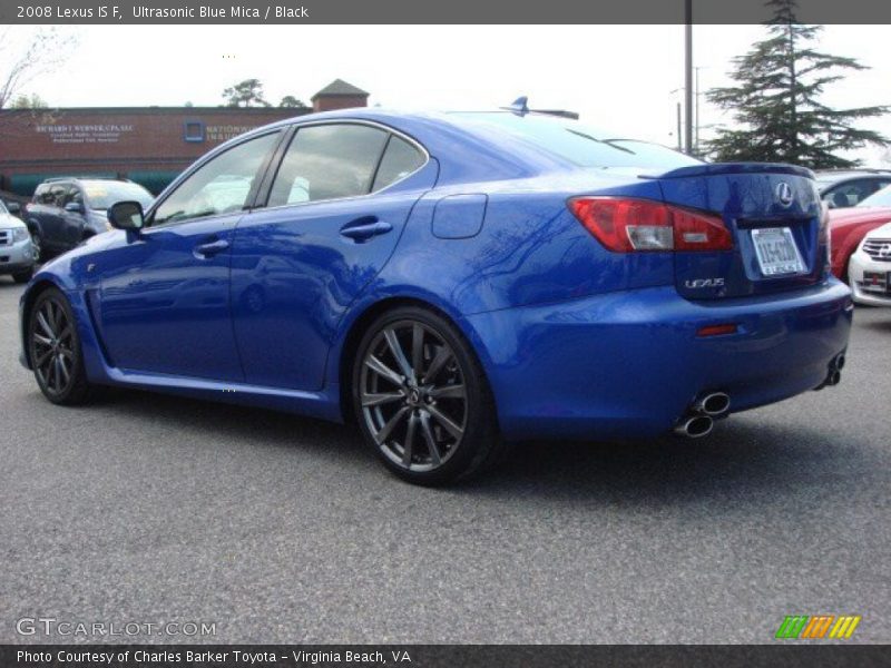 Ultrasonic Blue Mica / Black 2008 Lexus IS F
