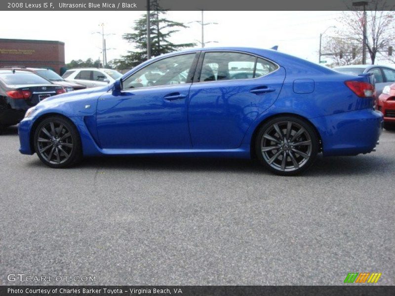 Ultrasonic Blue Mica / Black 2008 Lexus IS F