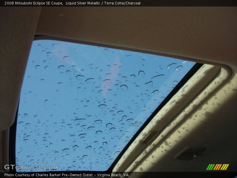 Liquid Silver Metallic / Terra Cotta/Charcoal 2008 Mitsubishi Eclipse SE Coupe