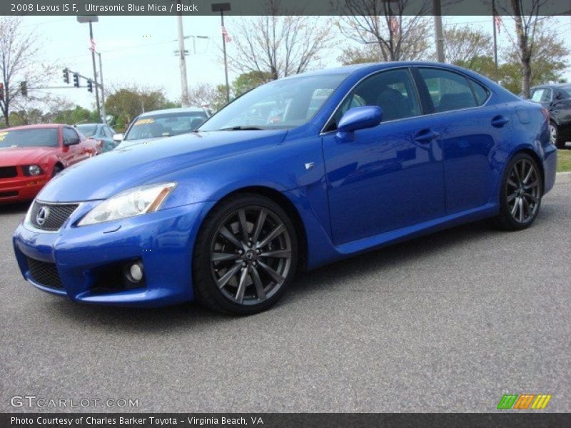 Ultrasonic Blue Mica / Black 2008 Lexus IS F