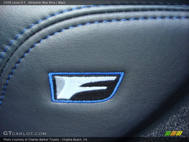 Ultrasonic Blue Mica / Black 2008 Lexus IS F