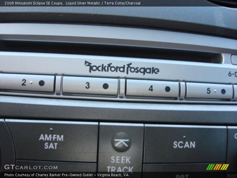 Liquid Silver Metallic / Terra Cotta/Charcoal 2008 Mitsubishi Eclipse SE Coupe