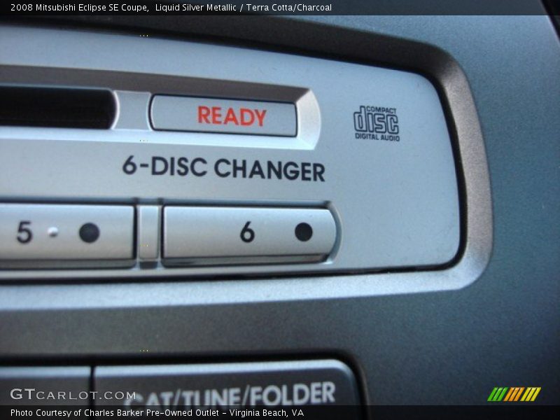 Liquid Silver Metallic / Terra Cotta/Charcoal 2008 Mitsubishi Eclipse SE Coupe