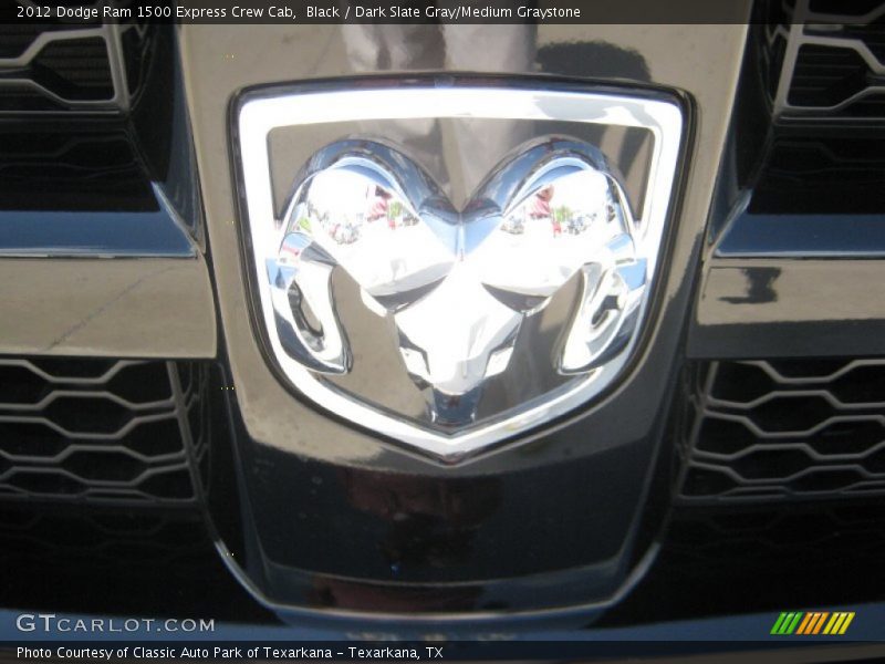 Black / Dark Slate Gray/Medium Graystone 2012 Dodge Ram 1500 Express Crew Cab