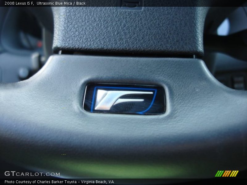 Ultrasonic Blue Mica / Black 2008 Lexus IS F
