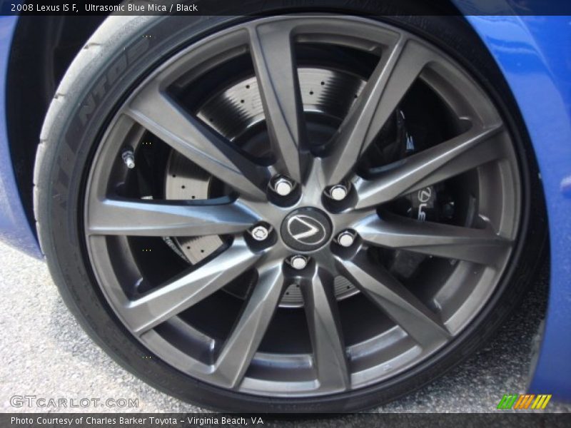 Ultrasonic Blue Mica / Black 2008 Lexus IS F