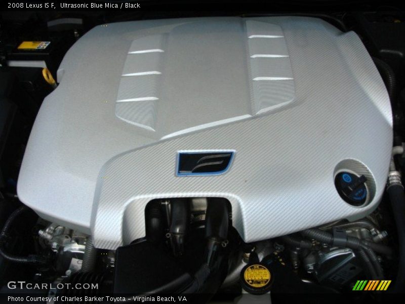 Ultrasonic Blue Mica / Black 2008 Lexus IS F