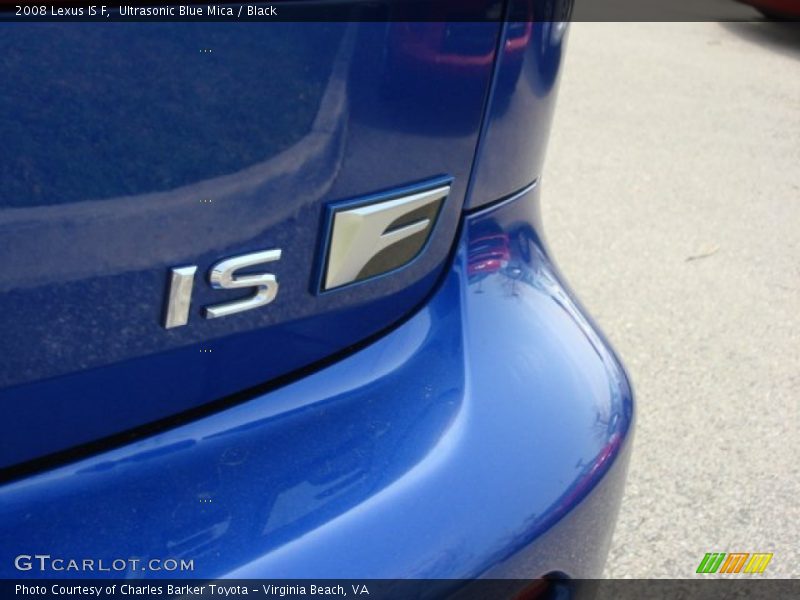 Ultrasonic Blue Mica / Black 2008 Lexus IS F