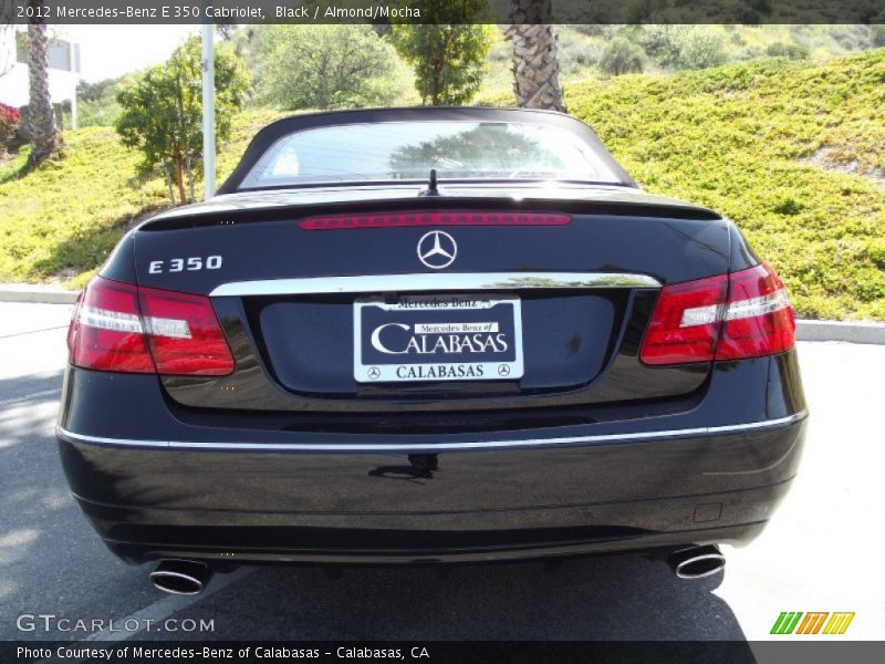 Black / Almond/Mocha 2012 Mercedes-Benz E 350 Cabriolet