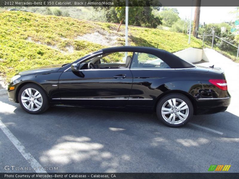 Black / Almond/Mocha 2012 Mercedes-Benz E 350 Cabriolet