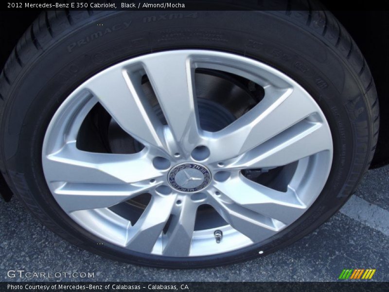 Black / Almond/Mocha 2012 Mercedes-Benz E 350 Cabriolet