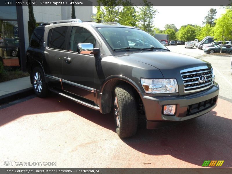 Silver Graphite / Graphite 2010 Infiniti QX 56