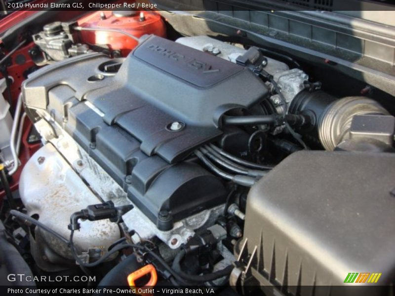 Chilipepper Red / Beige 2010 Hyundai Elantra GLS