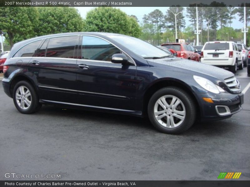 Capri Blue Metallic / Macadamia 2007 Mercedes-Benz R 500 4Matic
