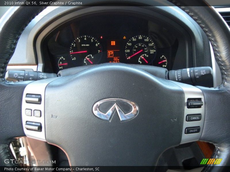 Silver Graphite / Graphite 2010 Infiniti QX 56