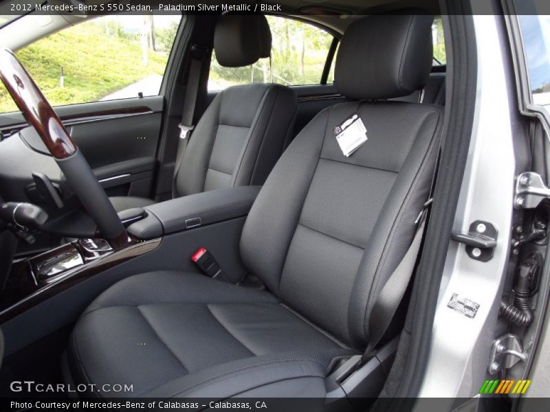 Paladium Silver Metallic / Black 2012 Mercedes-Benz S 550 Sedan