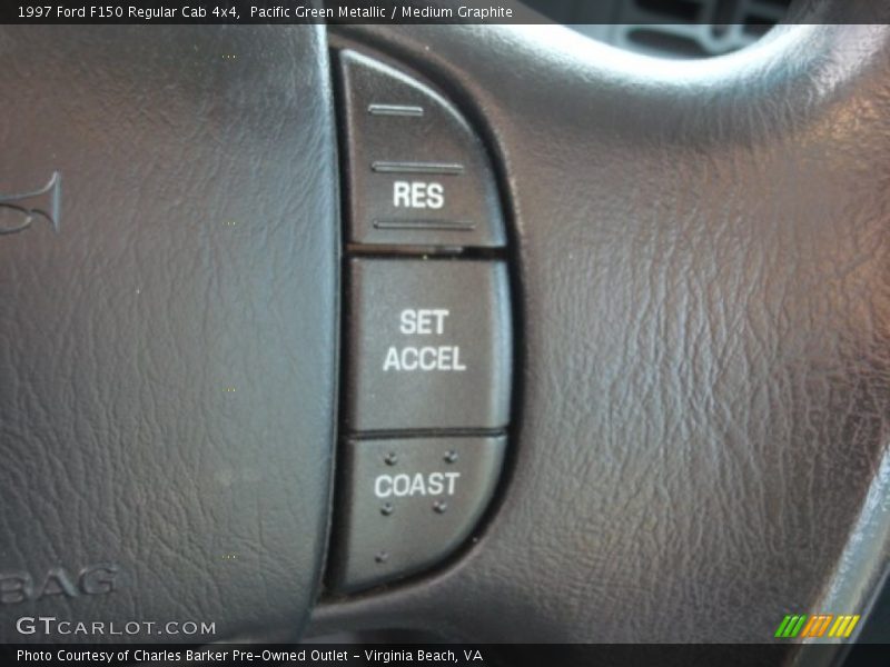 Pacific Green Metallic / Medium Graphite 1997 Ford F150 Regular Cab 4x4