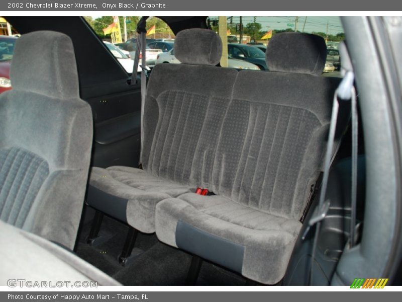 Rear Seat of 2002 Blazer Xtreme