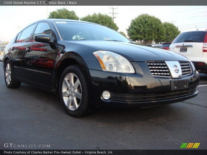 Onyx Black / Black 2006 Nissan Maxima 3.5 SL