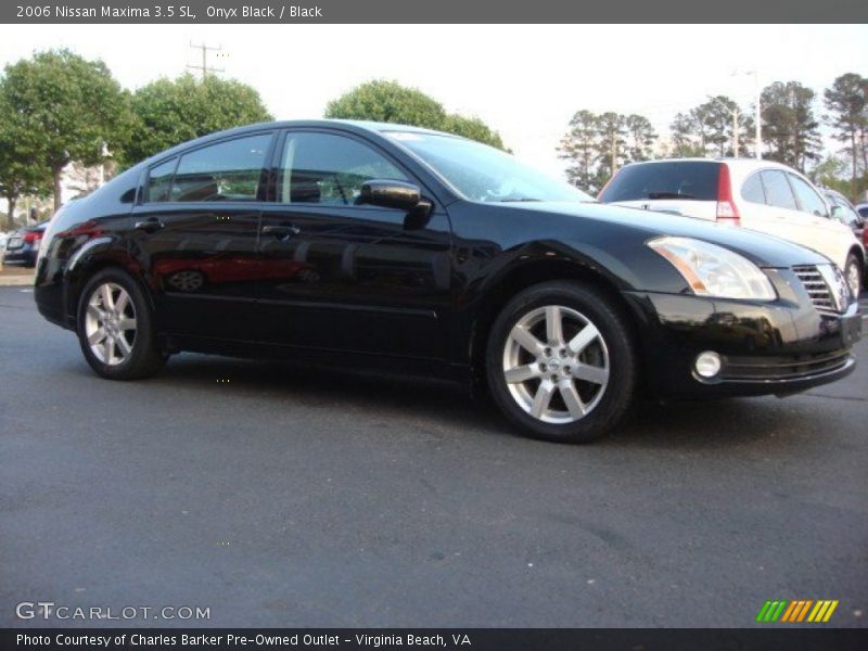 Onyx Black / Black 2006 Nissan Maxima 3.5 SL