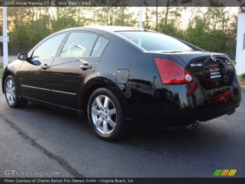 Onyx Black / Black 2006 Nissan Maxima 3.5 SL