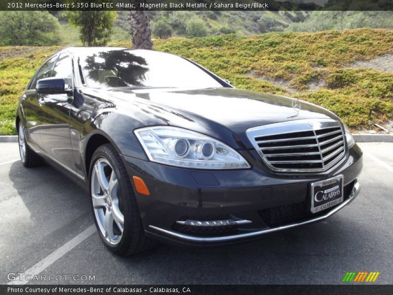 Magnetite Black Metallic / Sahara Beige/Black 2012 Mercedes-Benz S 350 BlueTEC 4Matic