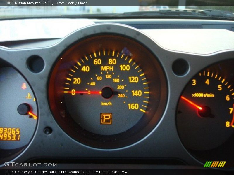 Onyx Black / Black 2006 Nissan Maxima 3.5 SL