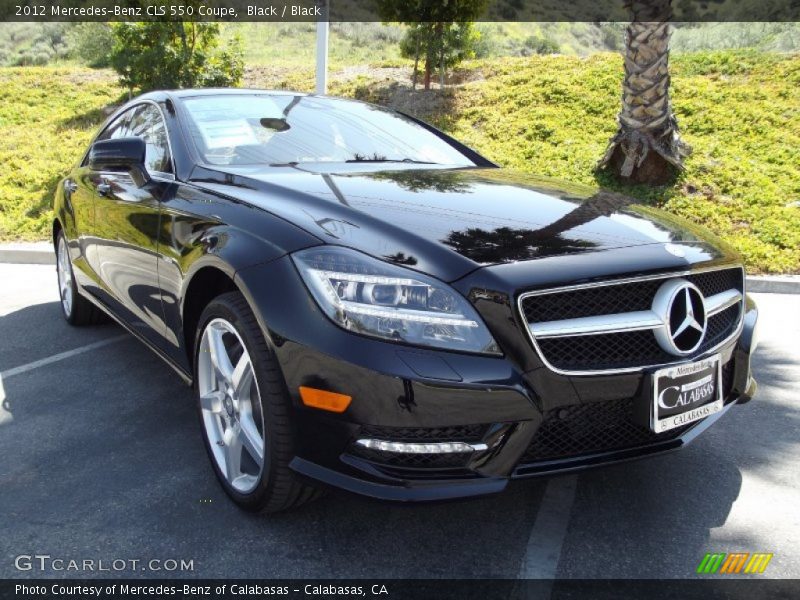 Black / Black 2012 Mercedes-Benz CLS 550 Coupe