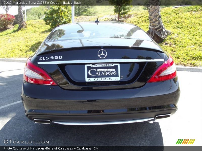 Black / Black 2012 Mercedes-Benz CLS 550 Coupe