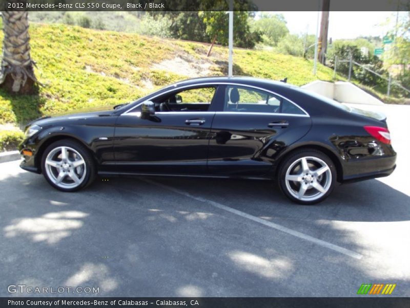 Black / Black 2012 Mercedes-Benz CLS 550 Coupe